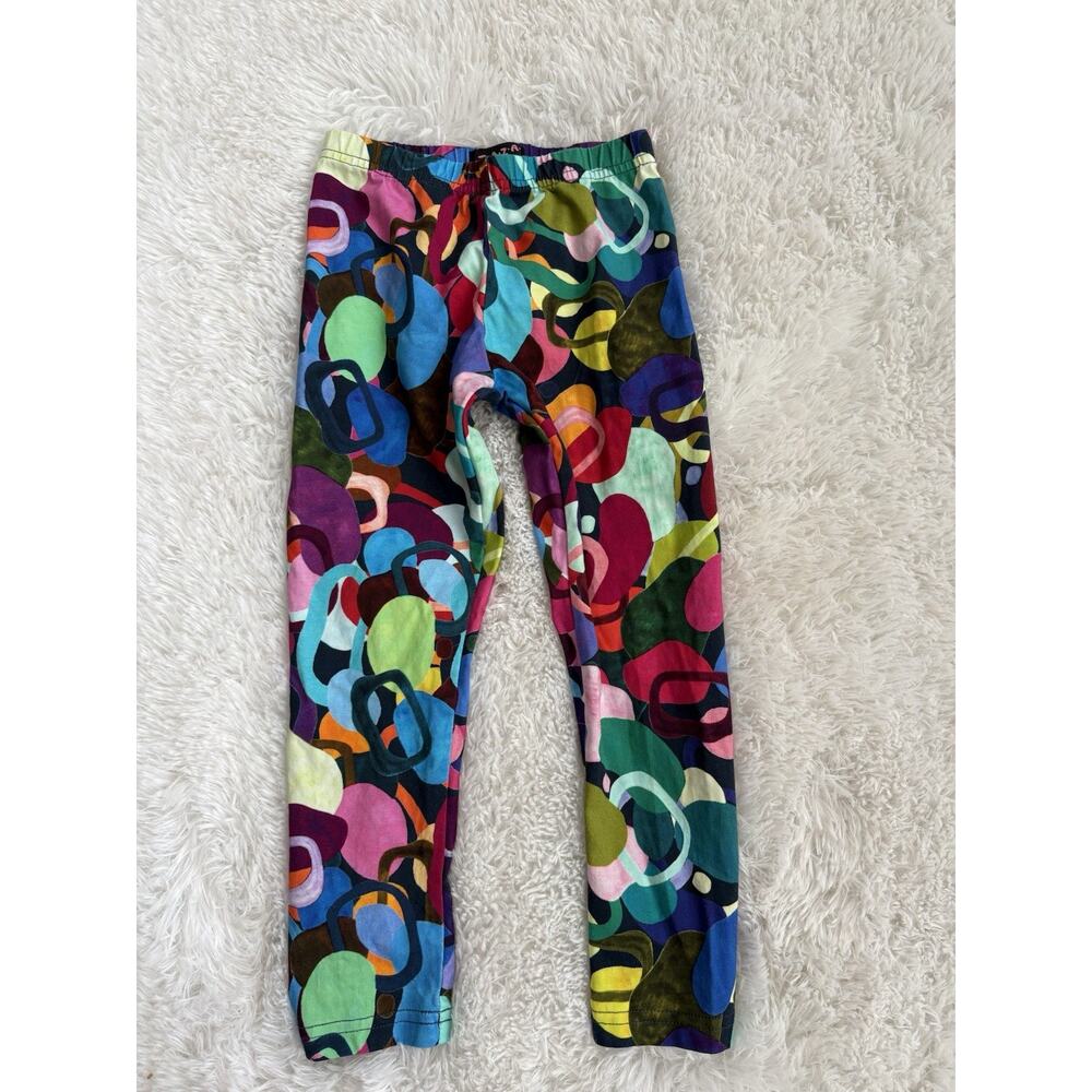Zaza Couture Girls Sz. 4 Multicolor Vibrant Design Soft Waist Pants. Not Worn